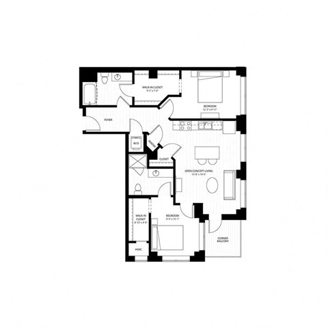 bedroom floor plan an in 2nd floor
